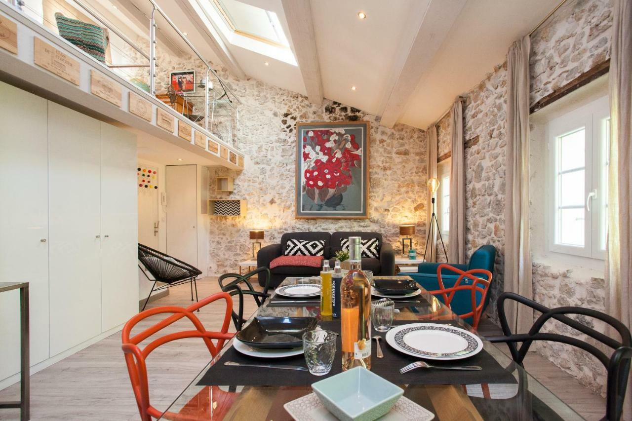 Superbe Appartement Loft Vieil 昂蒂布 外观 照片